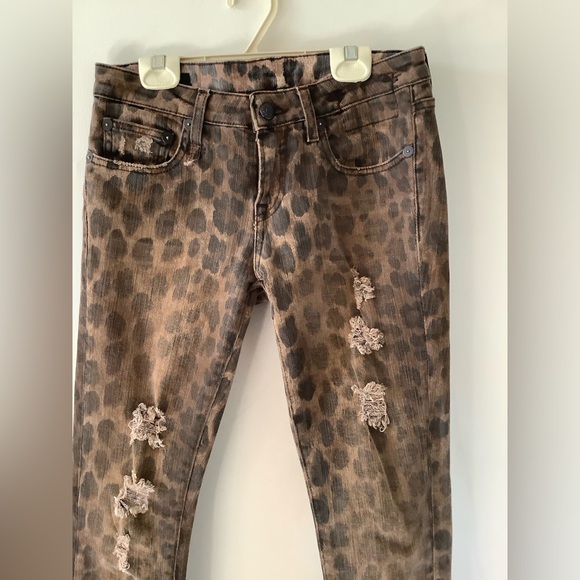 R13 Leopard Jeans - Picture 2 of 6